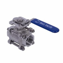 3PC ISO 5211 Mount Pad Ball Valve